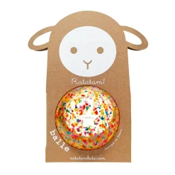 Balles & Ballons*Ratatam Ballon Confetti recyclé 10 cm de Multicolore