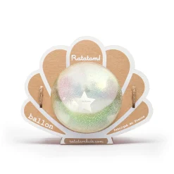Balles & Ballons*Ratatam Ballon Coquillage 10 cm de Blanc
