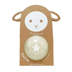 Balles & Ballons*Ratatam Ballon Mouton Pailleté 10 cm de Argent