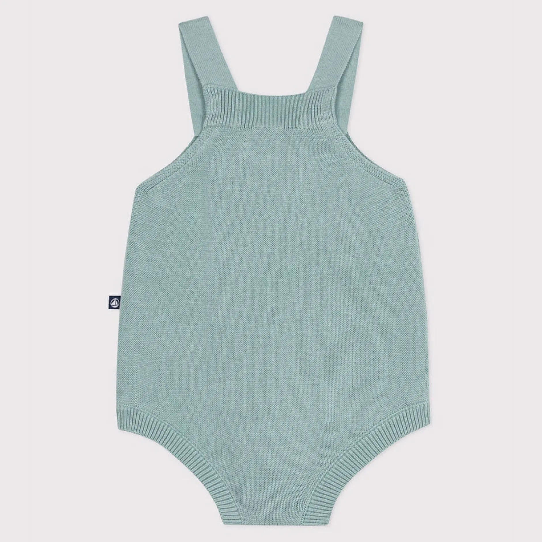 Combinaisons, Salopettes|Combinaisons, Salopettes*Petit Bateau Barboteuse bébé en tricot à point fantaisie à bretelles de