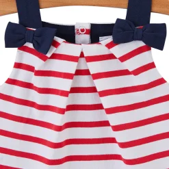 Combinaisons, Salopettes*P'tit bisou Barboteuse Blue Garden 1 mois de Rouge/Bleu