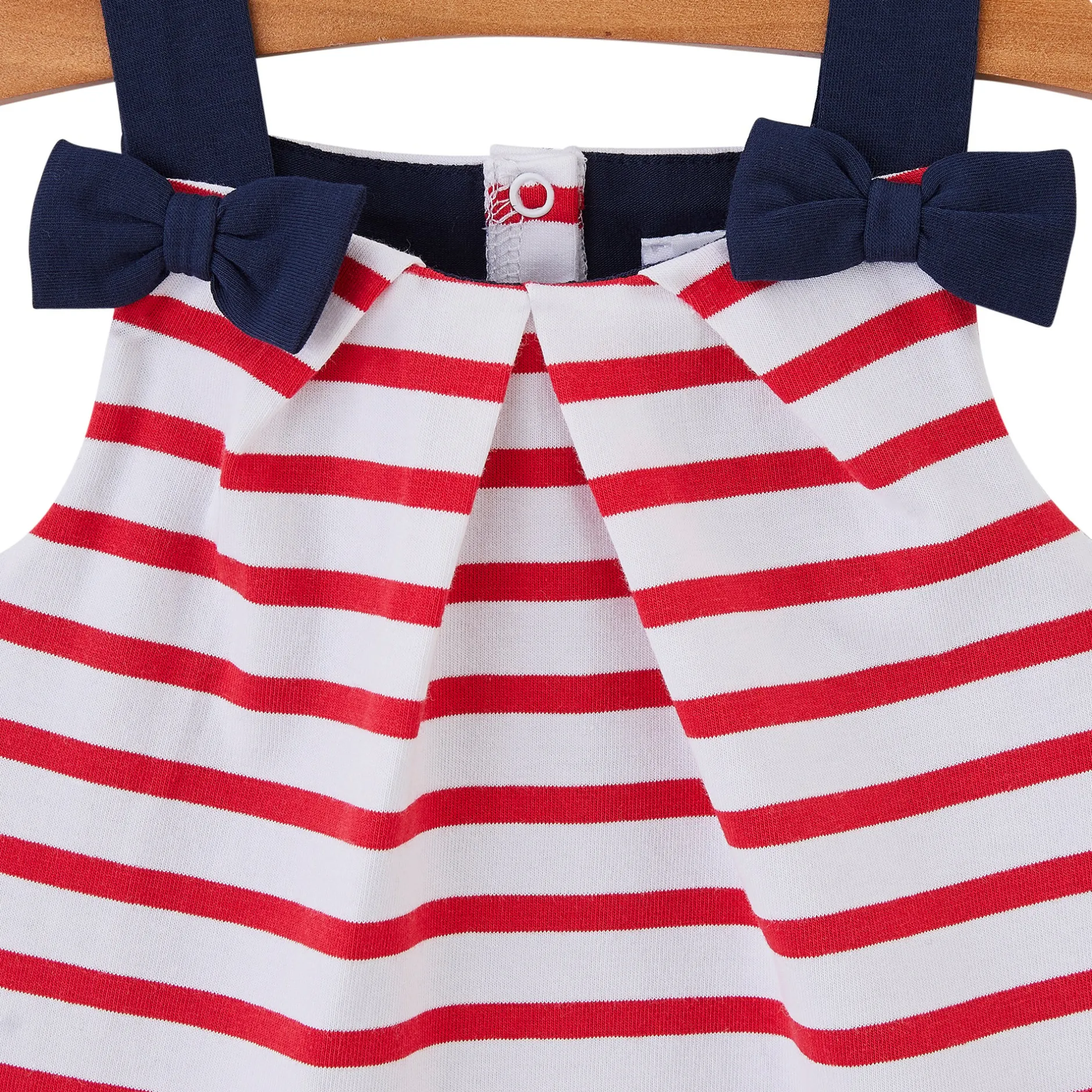 Combinaisons, Salopettes*P'tit bisou Barboteuse Blue Garden 1 mois de Rouge/Bleu