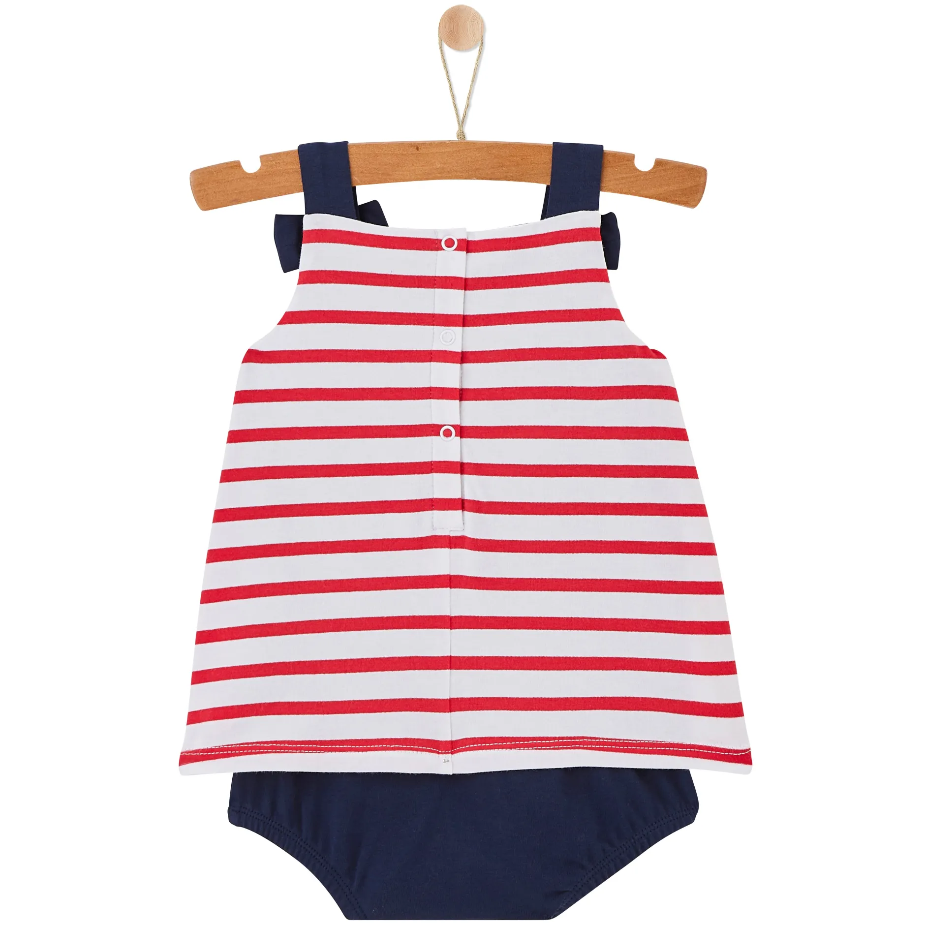 Combinaisons, Salopettes*P'tit bisou Barboteuse Blue Garden 1 mois de Rouge/Bleu