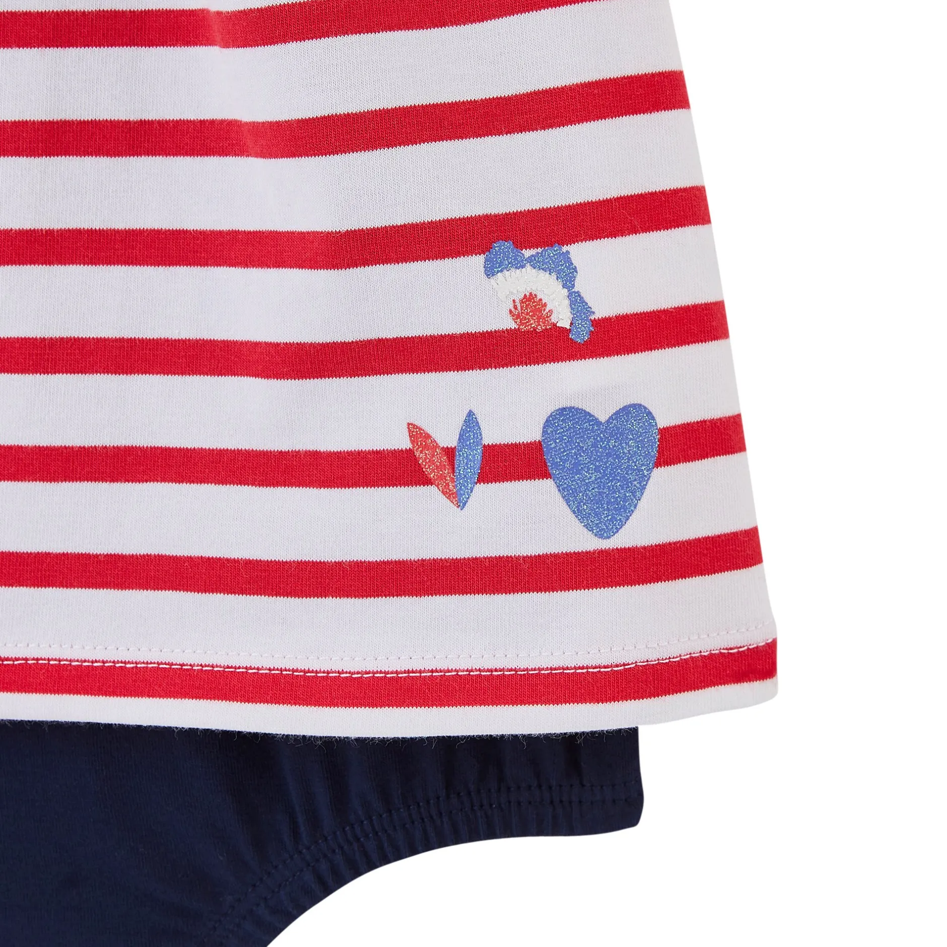 Combinaisons, Salopettes*P'tit bisou Barboteuse Blue Garden 1 mois de Rouge/Bleu