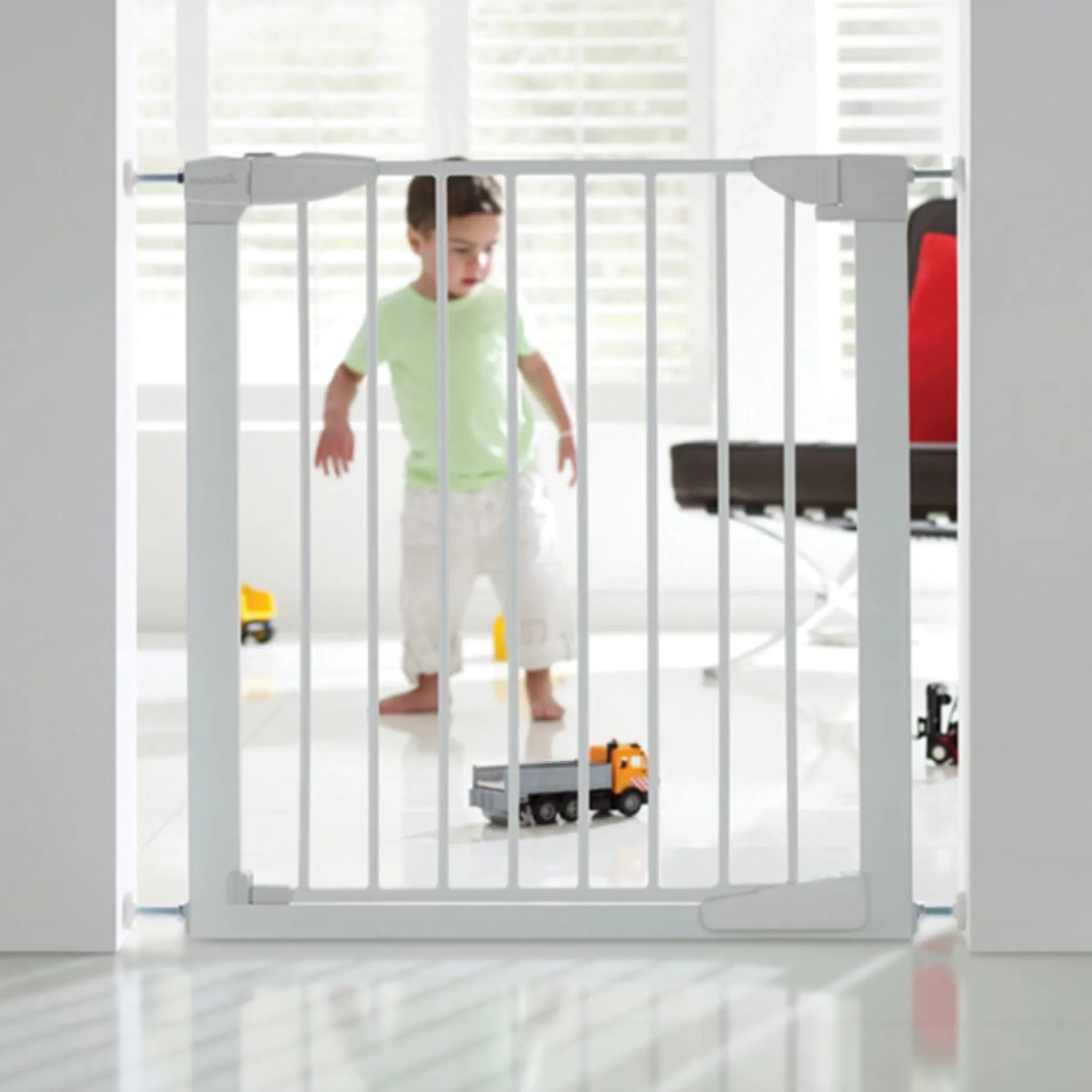 Barrières De Porte Et Escalier|Barrières De Porte*Munchkin Barrière de Sécurité Auto Close de Blanc