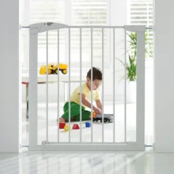 Barrières De Porte Et Escalier|Barrières De Porte*Munchkin Barrière de Sécurité Maxi Secure de Blanc