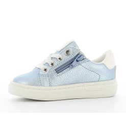 Chaussures Fille|Chaussettes, Collants, Chaussons*P'tit Bisou premiers pas Baskets basses cœurs brillants de Bleu