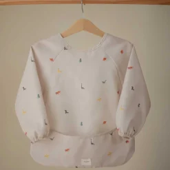 Bavoirs*mushie Bavoir à manches longues de Dinosaures