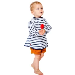 Bavoirs*Babytolove Bavoir blouse de Blue Stripes