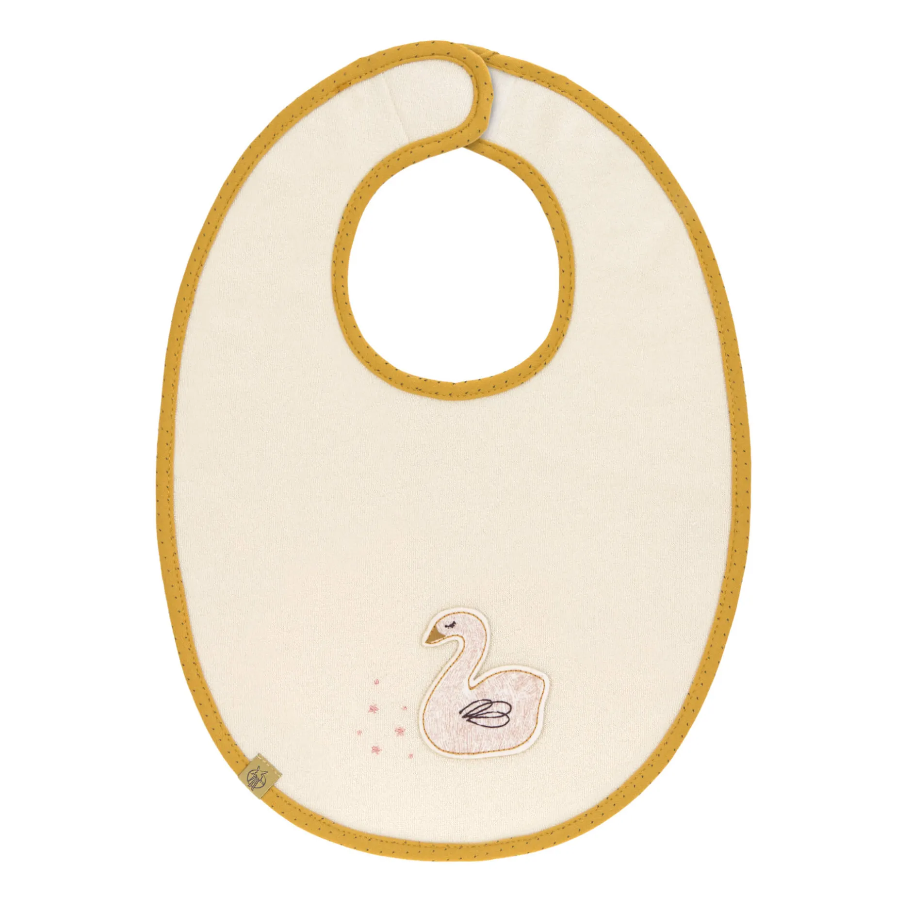 Bavoirs*Lässig Bavoir moyen modèle éponge imperméable collection Little Water de Petit Cygne d'eau