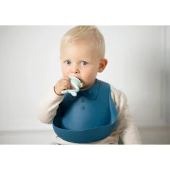 Bavoirs*Maïka Bavoir silicone de Bleu