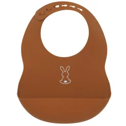 Bavoirs*Nattou Bavoir silicone de Brique