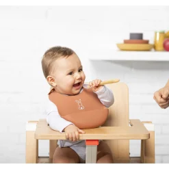 Bavoirs*Nattou Bavoir silicone de Brique