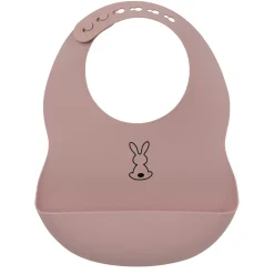 Bavoirs*Nattou Bavoir silicone de Vieux rose