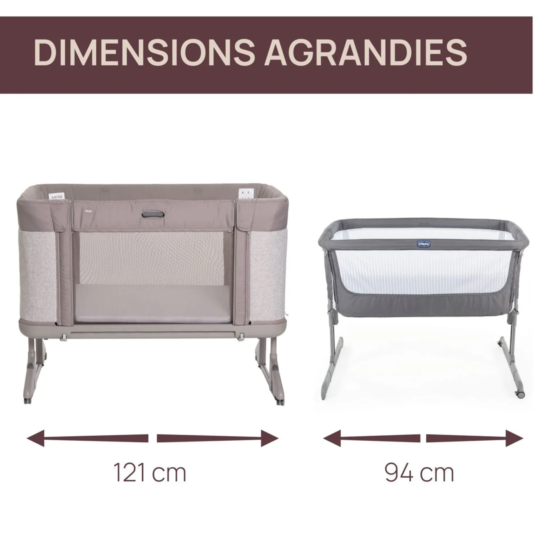 Cododo*Chicco Berceau cododo Next 2 Me Forever de Almond