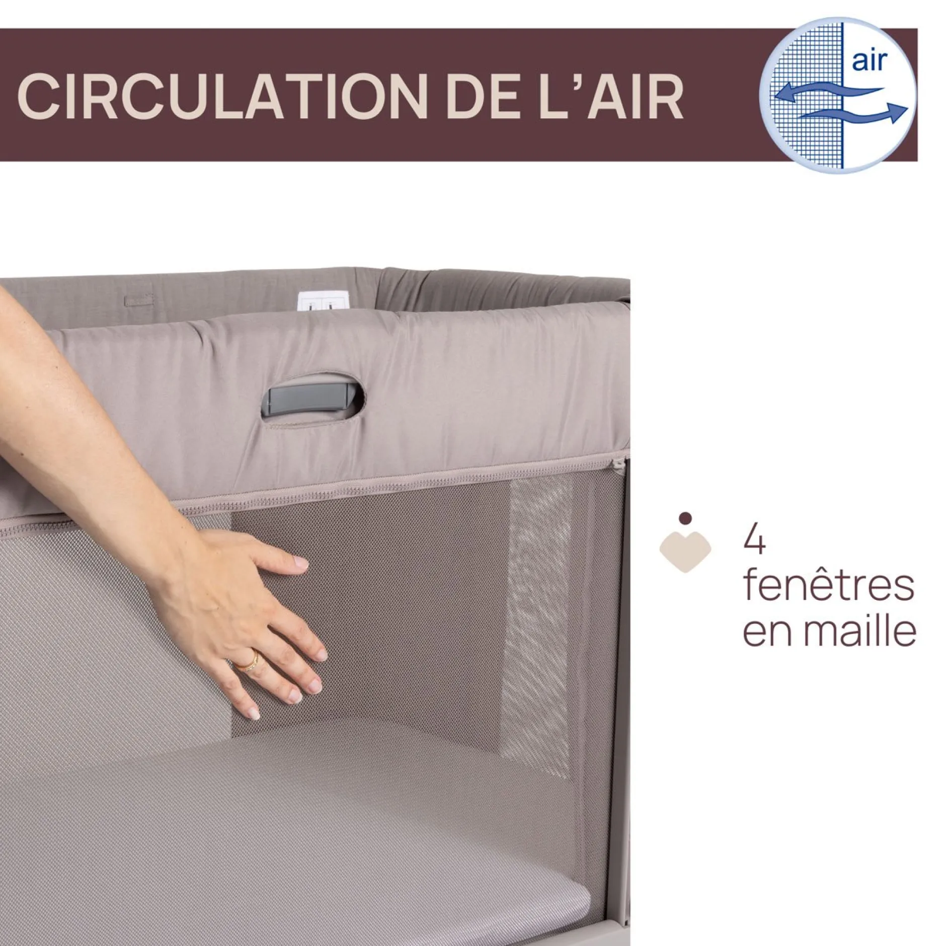 Cododo*Chicco Berceau cododo Next 2 Me Forever de Almond