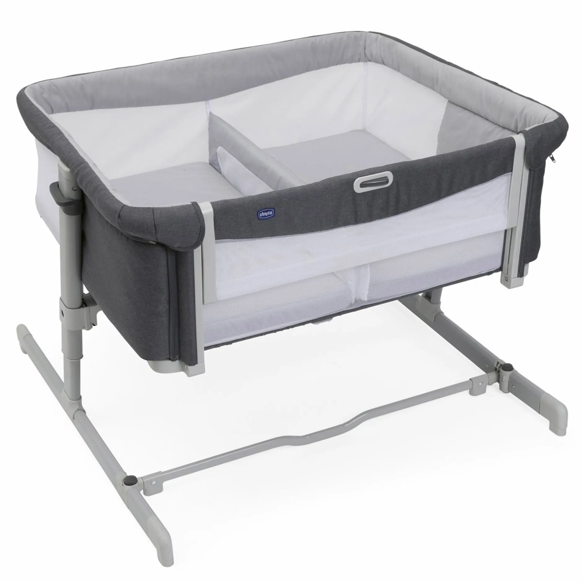 Cododo*Chicco Berceau Cododo Next2Me Twins de Magnet Grey