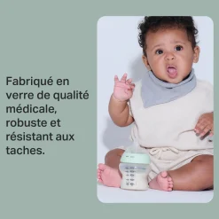 Biberons Verre*Tommee Tippee Biberon anti-colique Natural Start 250 ml de