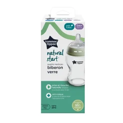 Biberons Verre*Tommee Tippee Biberon anti-colique Natural Start 250 ml de