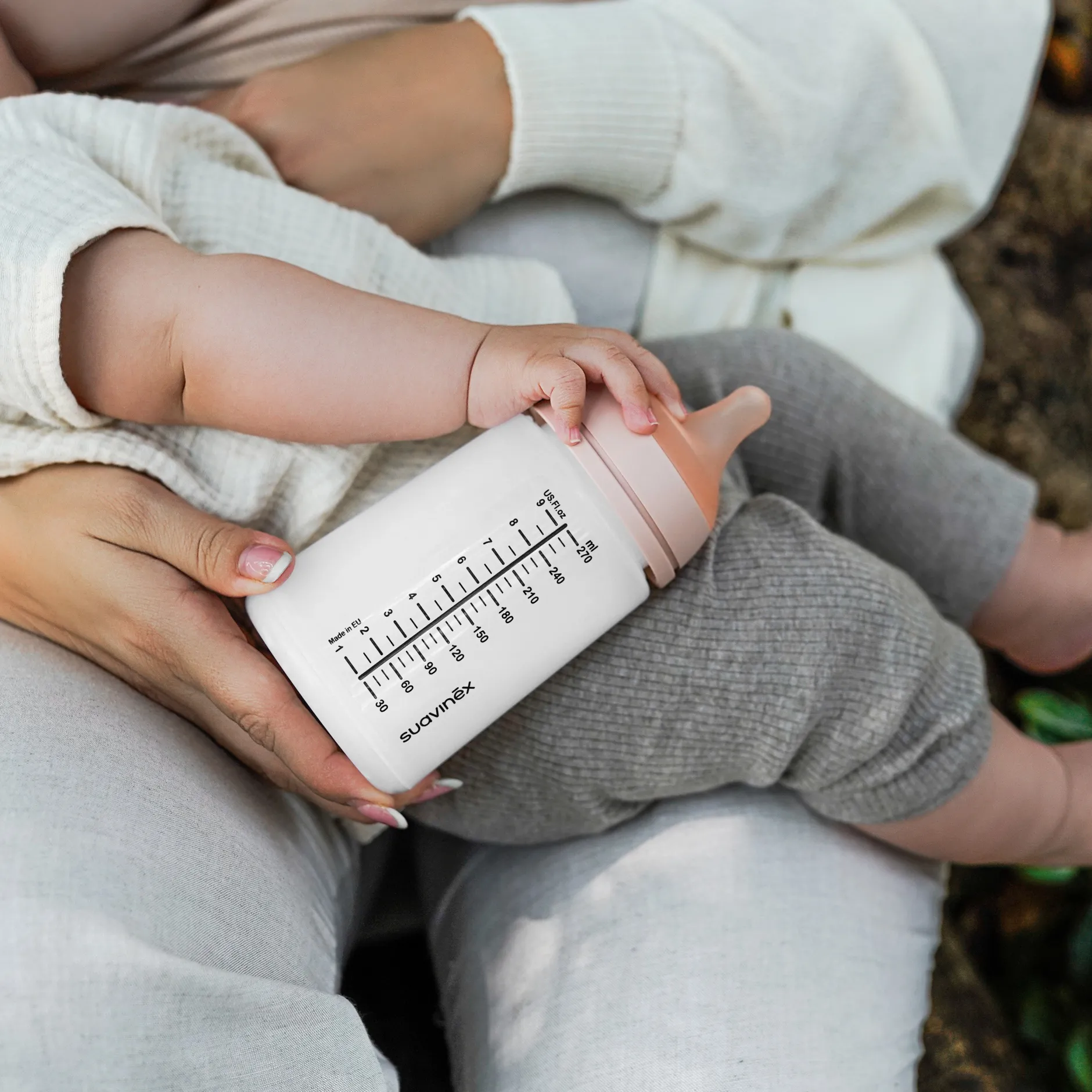 Biberons Pp (Polypropylène)*Suavinex Biberon anti-colique zero.zero débit moyen 270 ml de