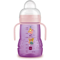 Biberons Pp (Polypropylène)*Mam Biberon bec souple antifuite 220ml de Rose