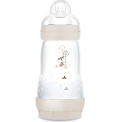Biberons Pp (Polypropylène)*Mam Biberon Easy Start anti-colique Débit 2 260 ml de Sable