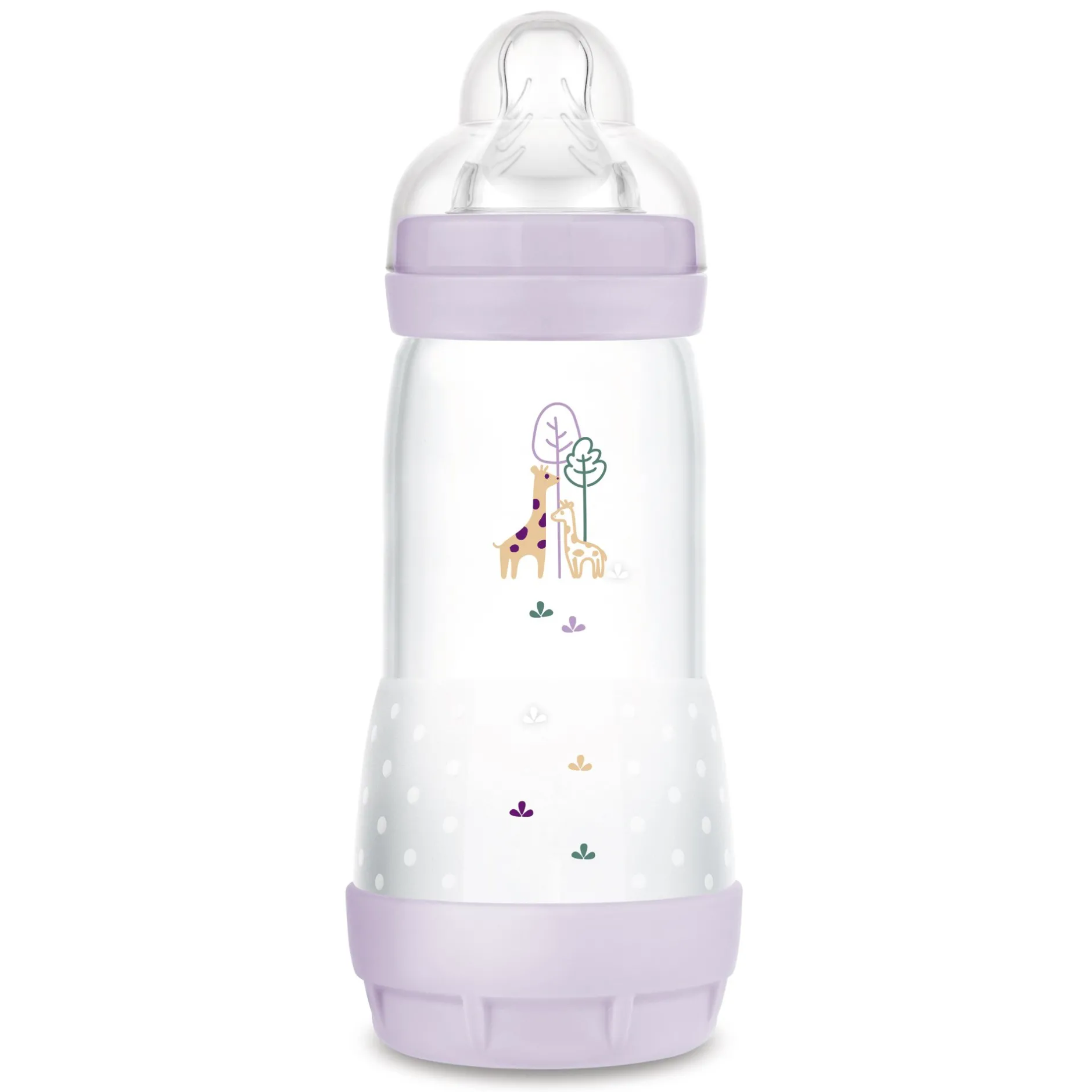 Biberons Pp (Polypropylène)*Mam Biberon Easy Start Anti-colique Débit 3 320 ml de Lilas