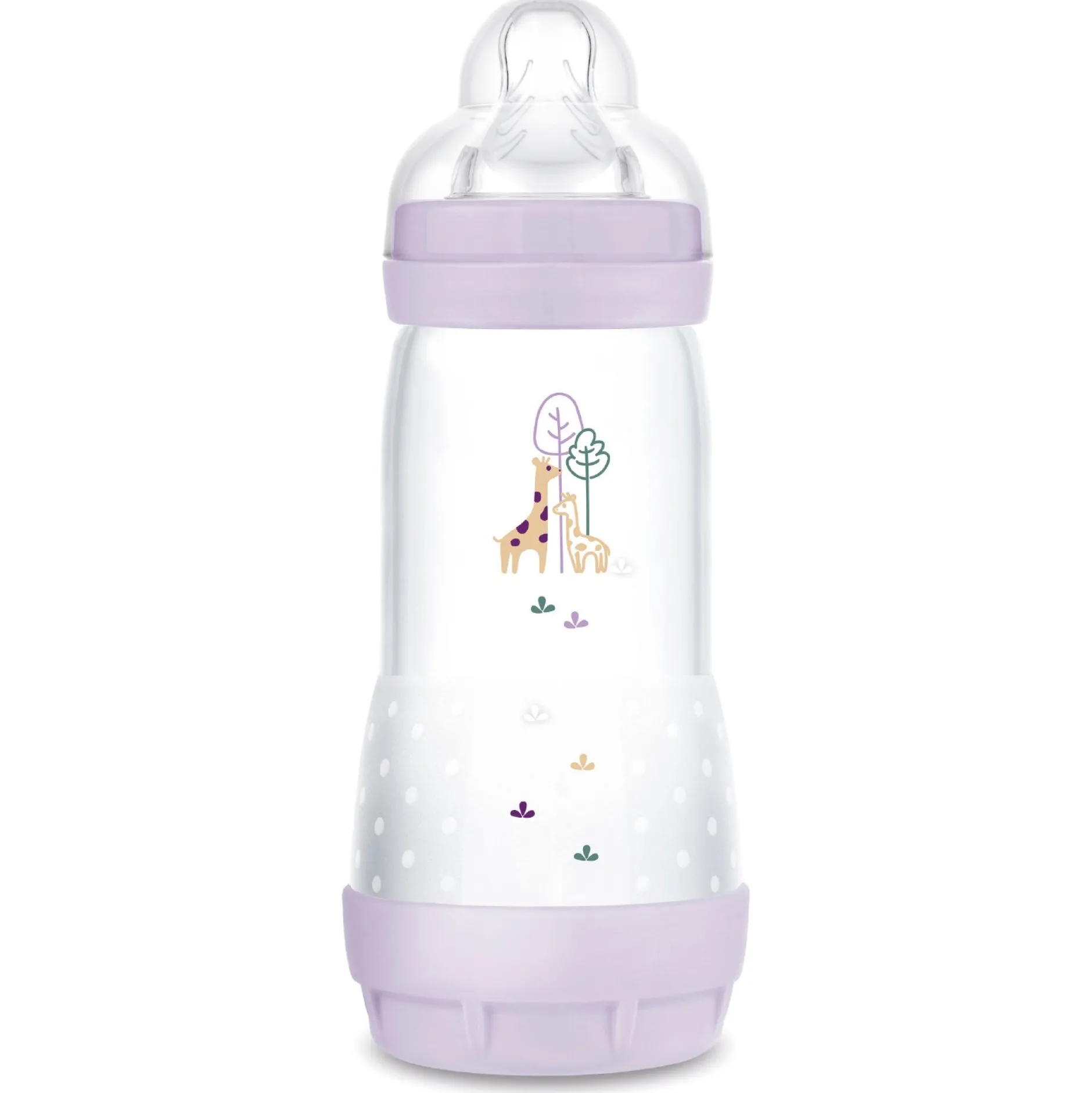 Biberons Pp (Polypropylène)*Mam Biberon Easy Start Anti-colique Débit 3 320 ml de Lilas