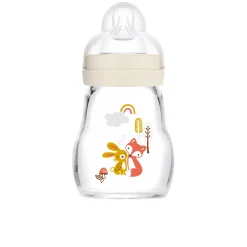 Biberons Verre*Mam Biberon en verre 170 ml de Blanc