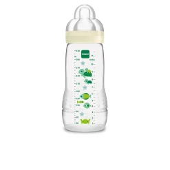 Biberons Pp (Polypropylène)*Mam Biberon 2ème âge coloré tétine débit X 330 ml de Vert
