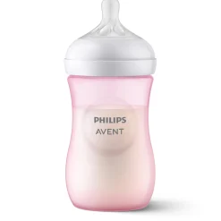 Biberons Pp (Polypropylène)*Philips AVENT Biberon Natural 3.0 260 ml de Rose