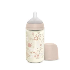 Biberons Verre*Suavinex Biberon verre avec tétine SX Pro 240 ml de Wonderland Rose