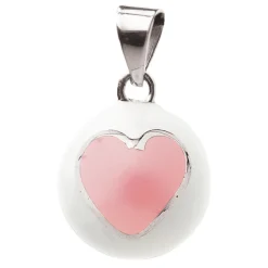 Bijoux|Soins & Beauté*Babylonia Bijou de grossesse Bola de Blanc à cœur rose