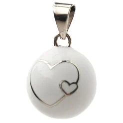 Bijoux|Soins & Beauté*Babylonia Bijou de grossesse Bola de Coeur Blanc