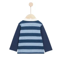 T-Shirts, Polos, Chemises*Marèse Bleu Château Polo manches longues de Stipe Big