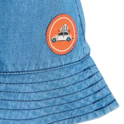 Chapeaux, Bonnets, Écharpes*Marèse Bob en denim Super Bolides 45 cm de Bleu