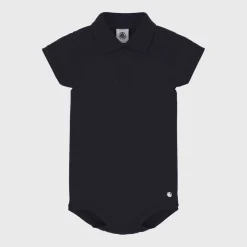 Bodies|Bodies*Petit Bateau Body à manches courtes et col polo de Smoking
