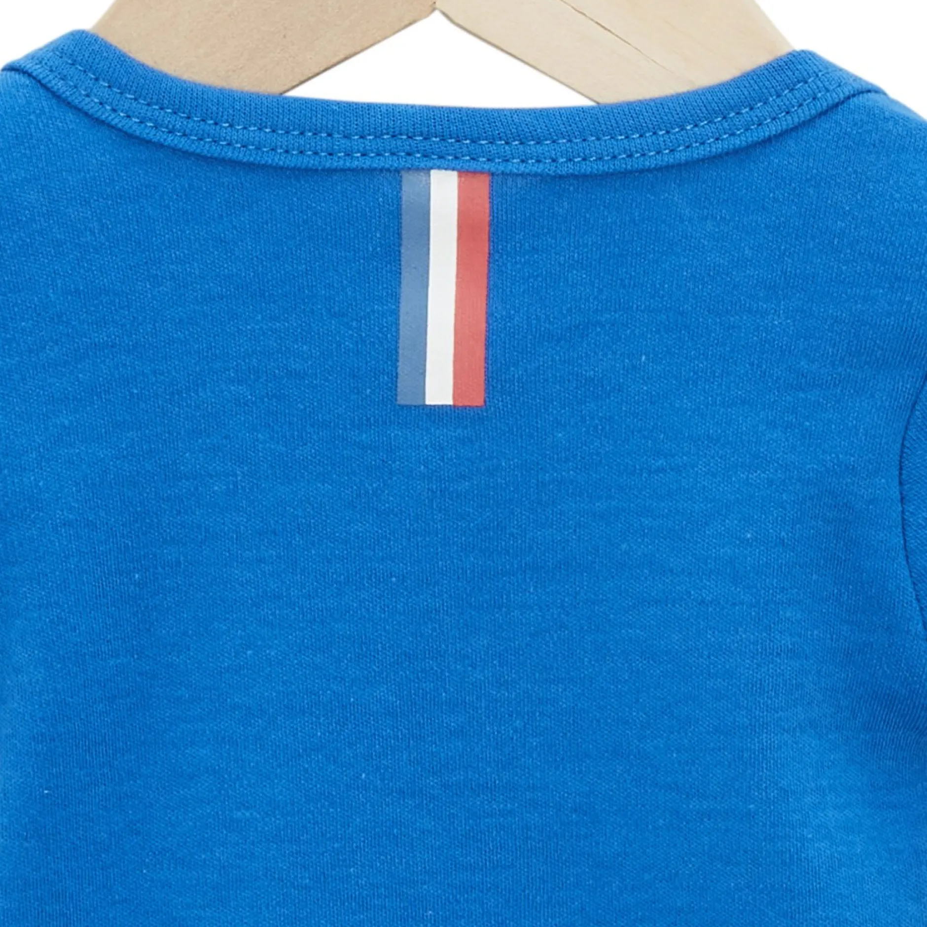 Bodies|Bodies*Lou & Loup Body à manches courtes Foot France 12 mois de Bleu