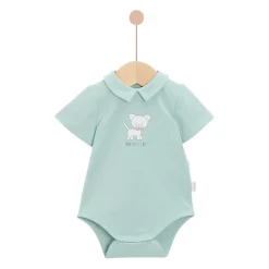 Bodies|Bodies*P'tit bisou Body manches courtes de Vert Sauge Pale