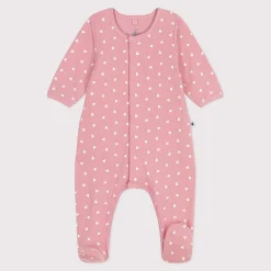 Pyjamas|Pyjamas*Petit Bateau Bodyjama bébé en tubique petits cœurs de