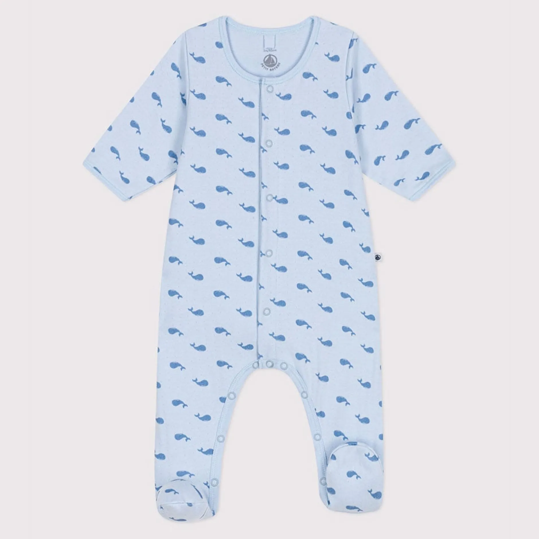 Vêtements Naissance|Pyjamas*Petit Bateau Bodyjama en tubique baleine de