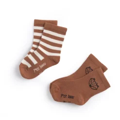 Chaussettes, Chaussons*Marèse Bois Magique Lot de 2 paires de chaussettes 23/24 de Bois crème