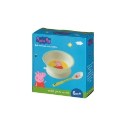 Bols*Oball Bol ventouse + cuillère de Peppa Pig