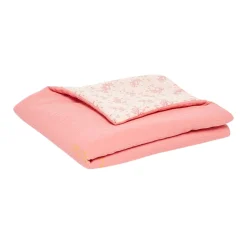 Couvertures*Petit à petit Bonne nuit les chatons Couverture bi-matière 70 x 80 cm de Pink Terra