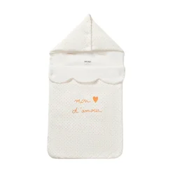 Gigoteuses & Nids D'Ange*Petit à petit Bonne nuit les chatons Nid d'ange en velours de Gold Dots