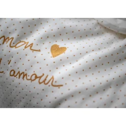 Gigoteuses & Nids D'Ange*Petit à petit Bonne nuit les chatons Nid d'ange en velours de Gold Dots