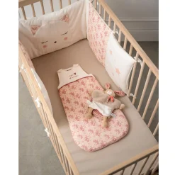 Tours De Lit*Petit à petit Bonne nuit les chatons Tour de lit en velours de Foliage