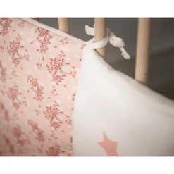 Tours De Lit*Petit à petit Bonne nuit les chatons Tour de lit en velours de Foliage