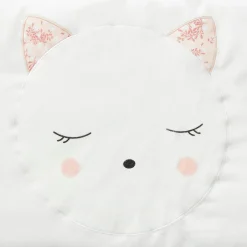 Tours De Lit*Petit à petit Bonne nuit les chatons Tour de lit en velours de Foliage