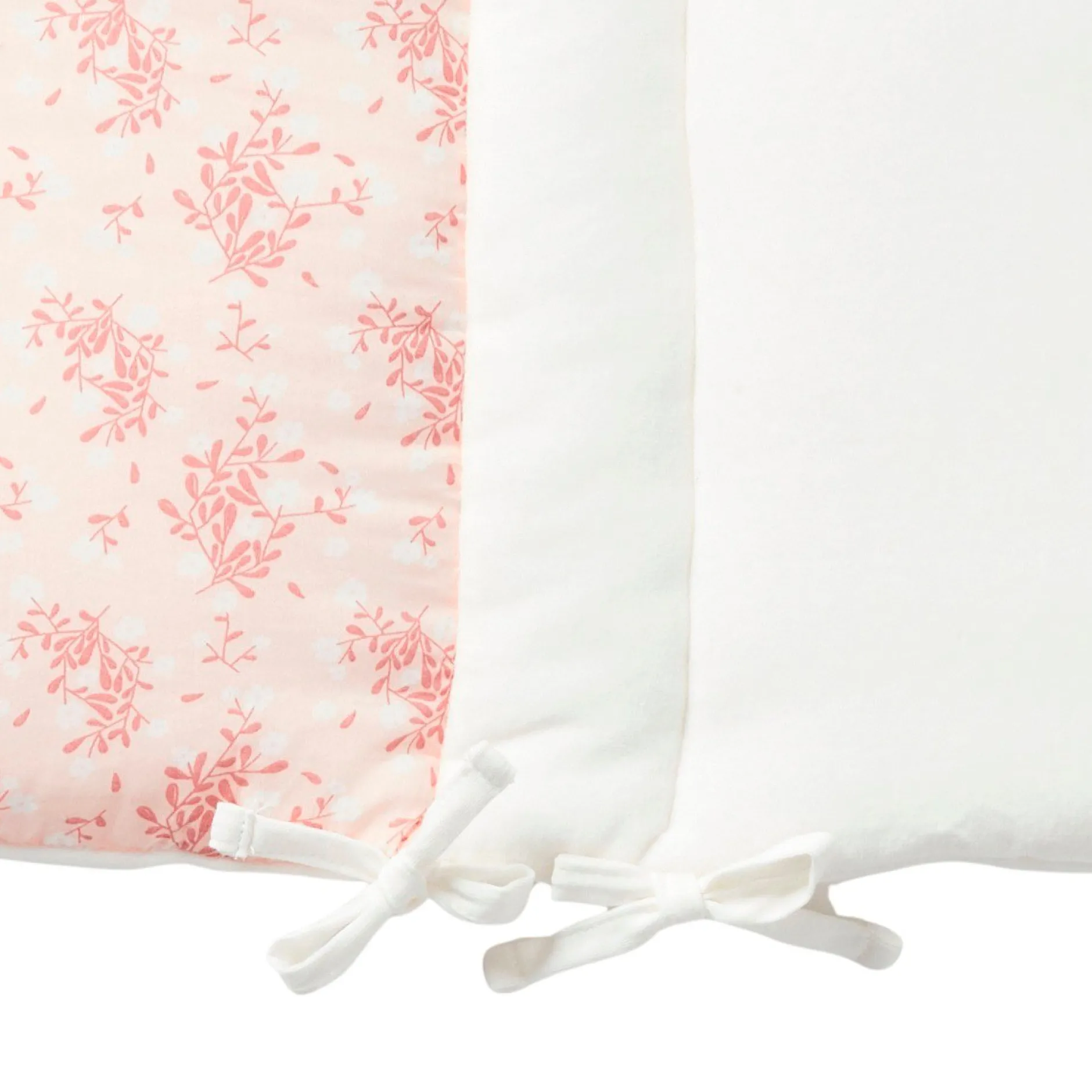 Tours De Lit*Petit à petit Bonne nuit les chatons Tour de lit en velours de Foliage